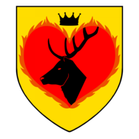 Kuningas Stannis Baratheonin vaakuna