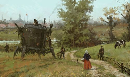 1920 - breakfast is coming (C) Jakub Rozalski